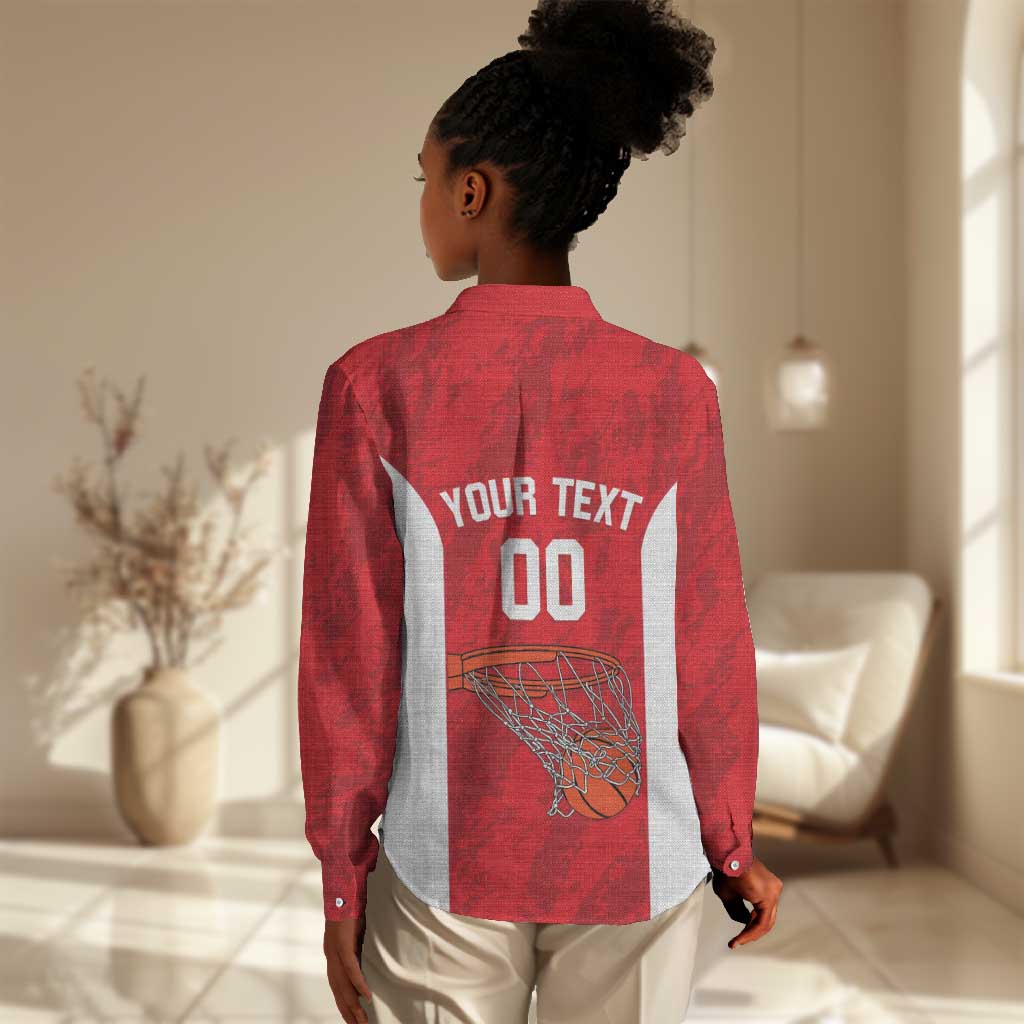 Afro Basketball Custom Tunisia Women Casual Shirt Go Champions Eagles of Carthage - African Pride