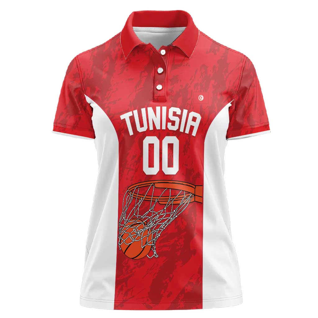 Afro Basketball Custom Tunisia Women Polo Shirt Go Champions Eagles of Carthage - African Pride