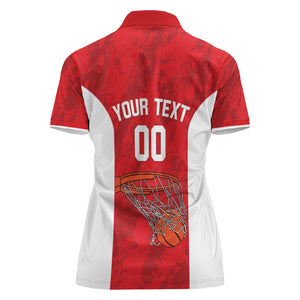 Afro Basketball Custom Tunisia Women Polo Shirt Go Champions Eagles of Carthage - African Pride