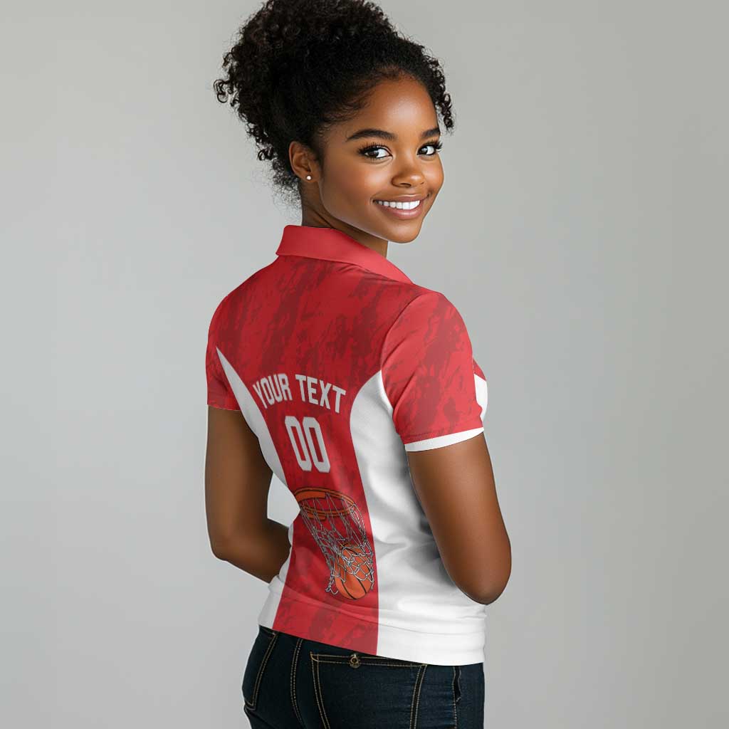 Afro Basketball Custom Tunisia Women Polo Shirt Go Champions Eagles of Carthage - African Pride