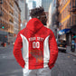 Afro Basketball Custom Tunisia Zip Hoodie Go Champions Eagles of Carthage - African Pride