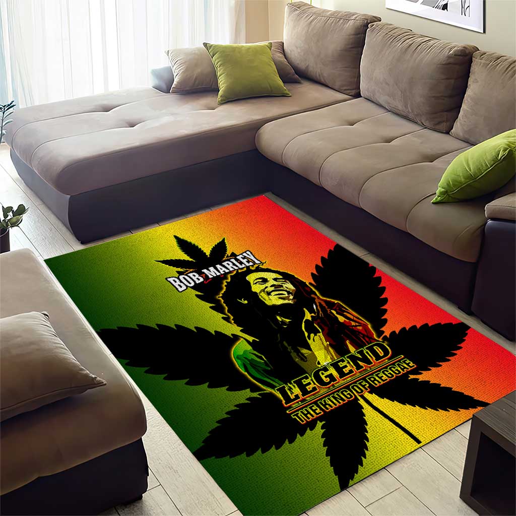 Afro Jamaica Legend Bob Area Rug The King Of Reggae