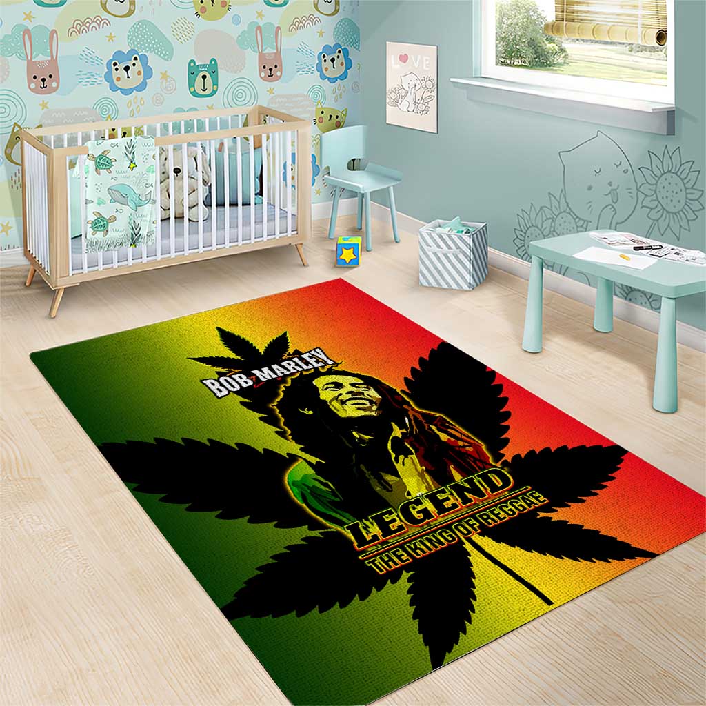 Afro Jamaica Legend Bob Area Rug The King Of Reggae
