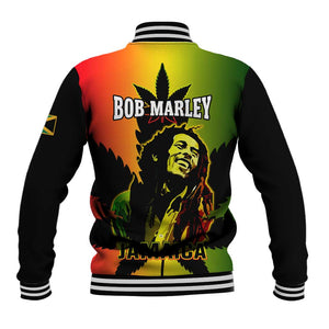 Afro Jamaica Legend Bob Baseball Jacket The King Of Reggae