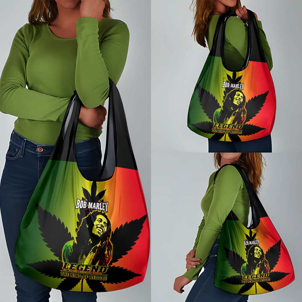 Afro Jamaica Legend Bob Grocery Bag The King Of Reggae