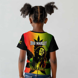Afro Jamaica Legend Bob Kid T shirt The King Of Reggae