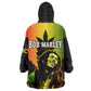 Afro Jamaica Legend Bob Kid Wearable Blanket Hoodie The King Of Reggae