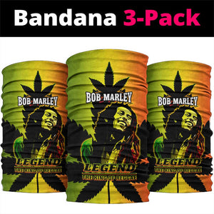 Afro Jamaica Legend Bob Neck Gaiter The King Of Reggae LT14