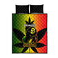 Afro Jamaica Legend Bob Quilt Bed Set The King Of Reggae