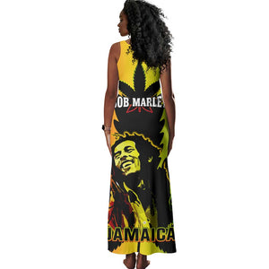 Afro Jamaica Legend Bob Tank Maxi Dress The King Of Reggae