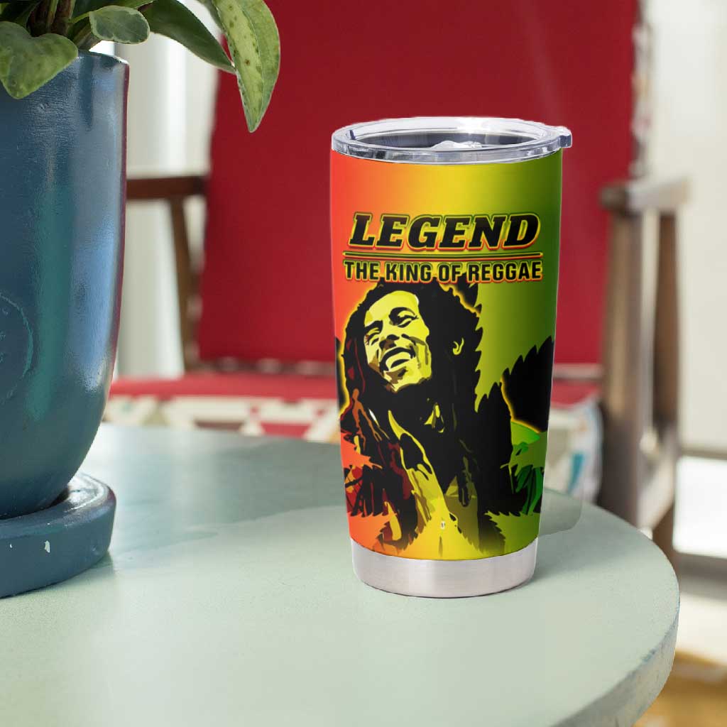 Afro Jamaica Legend Bob Tumbler Cup The King Of Reggae