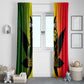 Afro Jamaica Legend Bob Window Curtain The King Of Reggae