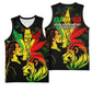 Afro Jamaica Legend Bob Basketball Jersey Lion With Cannabis Leaf Pattern LT14