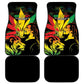 Afro Jamaica Legend Bob Car Mats Lion With Cannabis Leaf Pattern LT14