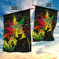Afro Jamaica Legend Bob Garden Flag Lion With Cannabis Leaf Pattern LT14
