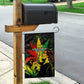 Afro Jamaica Legend Bob Garden Flag Lion With Cannabis Leaf Pattern LT14