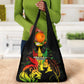 Afro Jamaica Legend Bob Grocery Bag Lion With Cannabis Leaf Pattern LT14