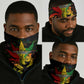 Afro Jamaica Legend Bob Neck Gaiter Lion Cannabis Leaf Pattern LT14