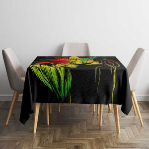 Afro Jamaica Legend Bob Tablecloth Lion With Cannabis Leaf Pattern LT14