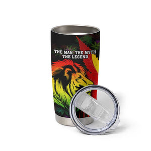 Afro Jamaica Legend Bob Tumbler Cup Lion With Cannabis Leaf Pattern LT14