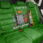 Personalised Zambia Independence Day Back Car Seat Cover Kente Pattern