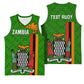 Personalised Zambia Independence Day Basketball Jersey Kente Pattern - African Pride