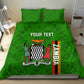 Personalised Zambia Independence Day Bedding Set Kente Pattern