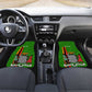 Personalised Zambia Independence Day Car Mats Kente Pattern