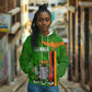 Personalised Zambia Independence Day Hoodie Kente Pattern