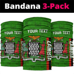 Zambia Independence Day Neck Gaiter Kente Pattern - African Pride