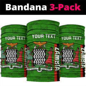 Zambia Independence Day Neck Gaiter Kente Pattern - African Pride