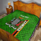 Personalised Zambia Independence Day Quilt Kente Pattern