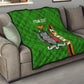 Personalised Zambia Independence Day Quilt Kente Pattern
