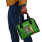 Personalised Zambia Independence Day Shoulder Handbag Kente Pattern