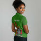 Personalised Zambia Independence Day Women Polo Shirt Kente Pattern