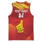 Custom Zimbabwe Cricket Basketball Jersey Go Lady Chevrons Grunge Style - African Pride