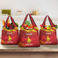 Custom Zimbabwe Cricket Grocery Bag Go Lady Chevrons Grunge Style