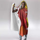 Custom Zimbabwe Cricket Hooded Blanket Go Lady Chevrons Grunge Style