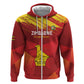 Custom Zimbabwe Cricket Hoodie Go Lady Chevrons Grunge Style