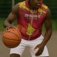 Custom Zimbabwe Cricket Sleeveless Zip Hoodie Go Lady Chevrons Grunge Style - African Pride