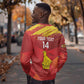 Custom Zimbabwe Cricket Sweatshirt Go Lady Chevrons Grunge Style