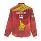 Custom Zimbabwe Cricket Women Casual Shirt Go Lady Chevrons Grunge Style LT14