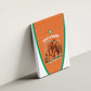 Ivory Coast Football Canvas Wall Art 2026 Cote d'Ivoire Les Elephants Orange Version - African Pride