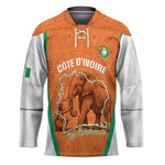 Custom Ivory Coast Football Hockey Jersey 2026 Cote d'Ivoire Les Elephants Orange Version - African Pride