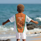 Custom Ivory Coast Football Kid Hawaiian Shirt 2026 Cote d'Ivoire Les Elephants Orange Version LT14