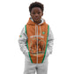 Custom Ivory Coast Football Kid Hoodie 2026 Cote d'Ivoire Les Elephants Orange Version - African Pride