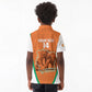 Custom Ivory Coast Football Kid Polo Shirt 2026 Cote d'Ivoire Les Elephants Orange Version LT14