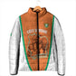 Custom Ivory Coast Football Padded Jacket 2026 Cote d'Ivoire Les Elephants Orange Version - African Pride
