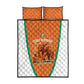 Ivory Coast Football Quilt Bed Set 2026 Cote d'Ivoire Les Elephants Orange Version - African Pride