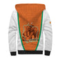 Custom Ivory Coast Football Sherpa Hoodie 2026 Cote d'Ivoire Les Elephants Orange Version - African Pride